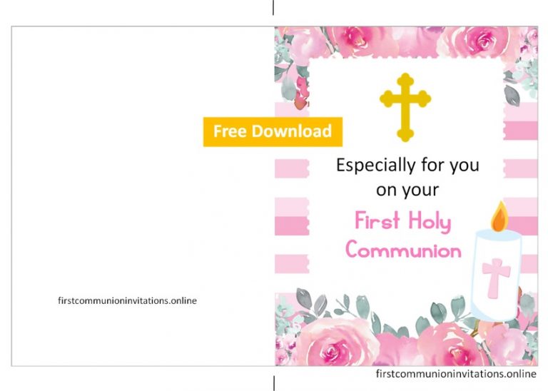 First Communion card