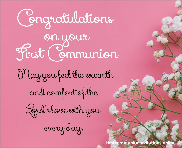 first holy communion wishes