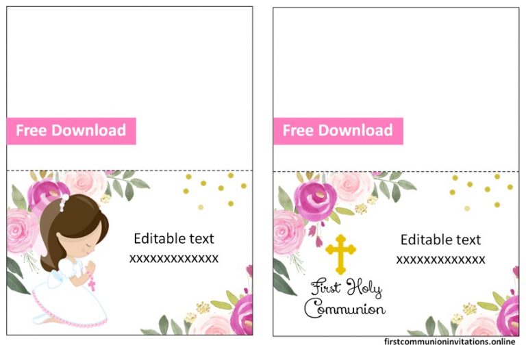 First Communion Labels